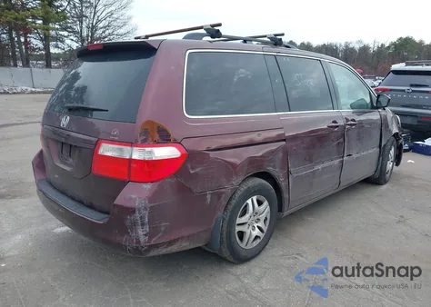 2007 Honda Odyssey Ex-L from USA, damaged, VIN 5FNRL38747B457312